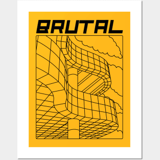 Brutal Architecture, Architects, Builders, Designers Gift Posters and Art